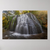 Parque Natural del Monasterio - Waterfall Poster (Voorkant)