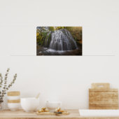Parque Natural del Monasterio - Waterfall Poster (Keuken)