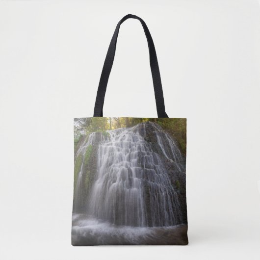 Parque Natural del Monasterio - Waterfall Tote Bag (Voorkant)