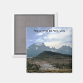 Parque Torres del Paine, Chili Magneet (Voorkant / Achterkant)