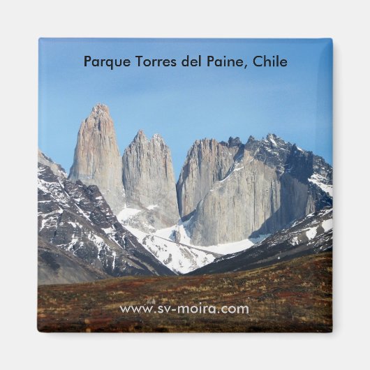 Parque Torres del Paine, Chili Magneet (Voorkant)