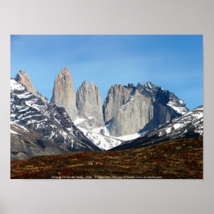 Parque Torres del Paine, Chili Poster