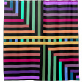 Parquet Shower Curtain Douchegordijn (Voorkant)