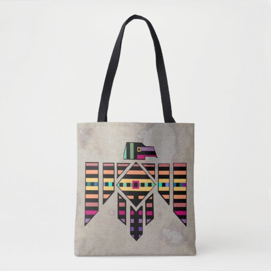 Parquet Thunderbird Allover-tas Tote Bag (Voorkant)