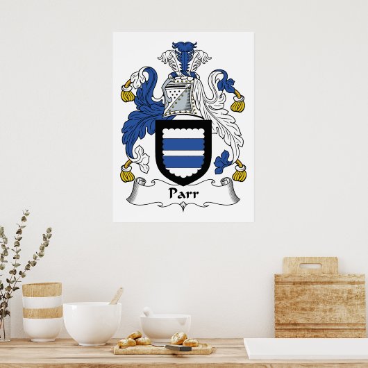 Parr Family Crest Poster (Keuken)