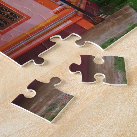 Parra Mahadev Temple India. Legpuzzel (Zijkant)