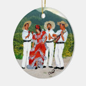 Parranda Jíbara Keramisch Ornament (Links)