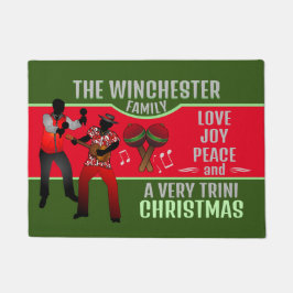 PARRANDEROS MET EEN HELEMAAL Tini-Kerstmis Deurmat