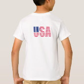 Parriottische Uncle Sam Emoji Kinderen T-shirt (Achterkant)