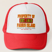 Parris Island "1915" Trucker Hat Trucker Pet (Voorkant)
