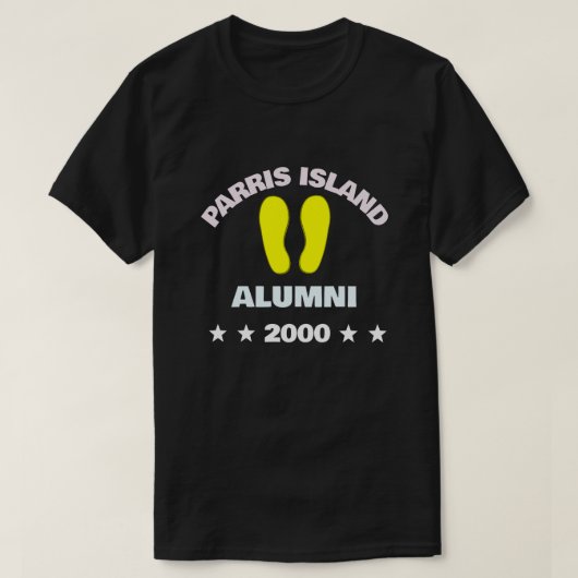 PARRIS ISLAND ALUMNI 00 T-SHIRT (Design voorkant)