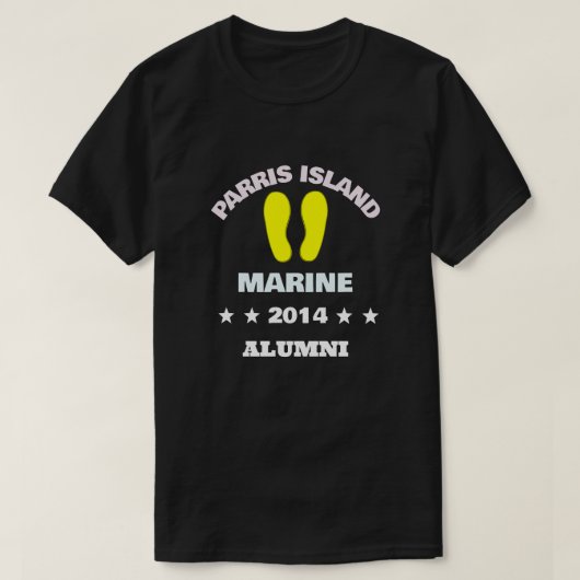PARRIS ISLAND ALUMNI 14 T-SHIRT (Design voorkant)