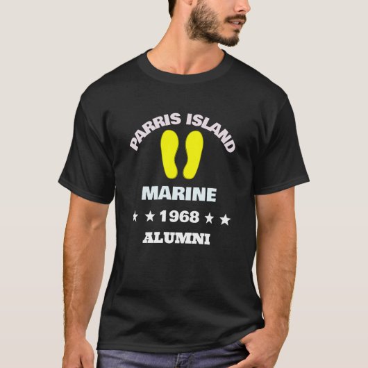 PARRIS ISLAND ALUMNI 68 T-SHIRT (Voorkant)