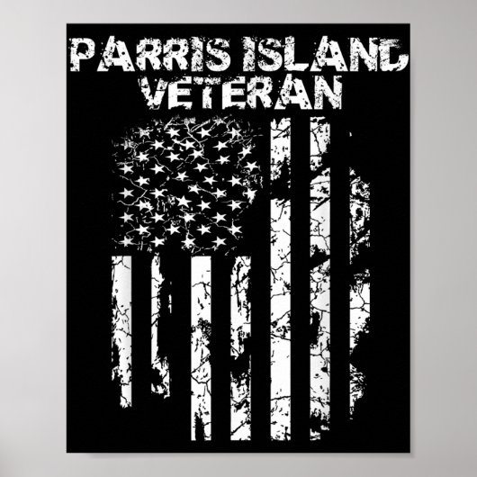 Parris Island Veteran Poster (Voorkant)