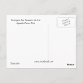 Parroquia San Francisco de Asis Aguada Briefkaart (Achterkant)