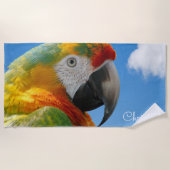 Parrot Aangepaste badhanddoek (Voorkant)
