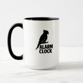 Parrot Alarm Clock Funny Pet Owner Mug Mok (Links)