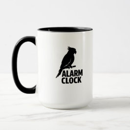 Parrot Alarm Clock Funny Pet Owner Mug Mok