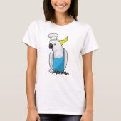 Parrot als Chef met pet voor het koken T-shirt (Voorkant)