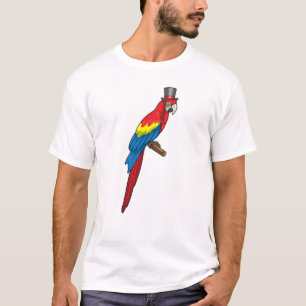 Parrot als Gentleman met Pet T-shirt