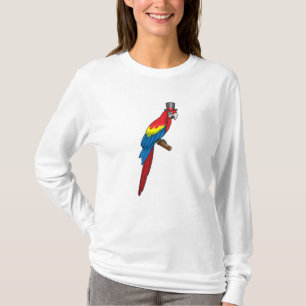 Parrot als Gentleman met Pet T-shirt