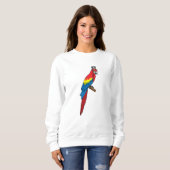 Parrot als Gentleman met Pet Trui (Voorkant volledig)