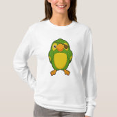 Parrot als Piraat met Eyepatch T-shirt (Voorkant)