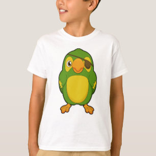 Parrot als Piraat met Eyepatch T-shirt