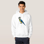 Parrot als Piraat met Pet Hoodie (Voorkant volledig)