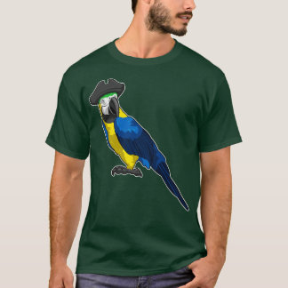 Parrot als Piraat met Pet T-shirt
