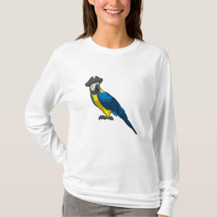 Parrot als Piraat met Pet T-shirt