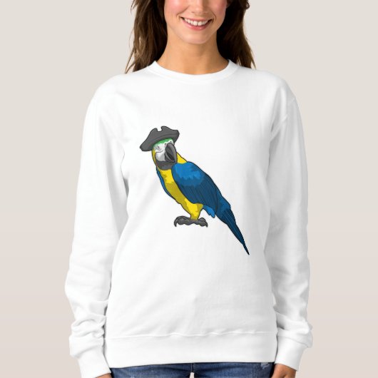 Parrot als Piraat met Pet Trui (Voorkant)