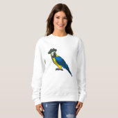 Parrot als Piraat met Pet Trui (Voorkant volledig)