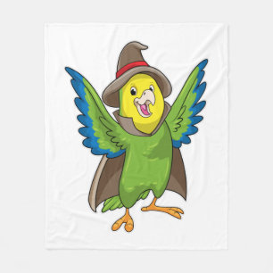 Parrot als Tovenaar met Pet Fleece Deken