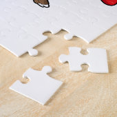 Parrot als wandelaar met rugzak legpuzzel (Zijkant)