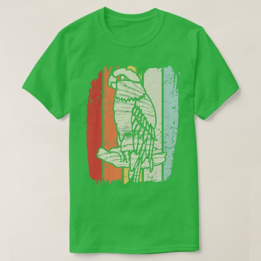 Parrot Amazon Retro 3 T-shirt (Design voorkant)