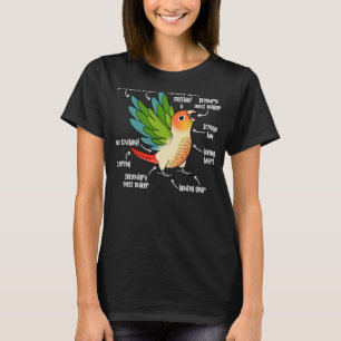 Parrot Anatomie I Green Cheek Pineapple Conure T-shirt