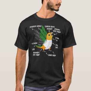 Parrot Anatomie I White bellied Caique T-shirt