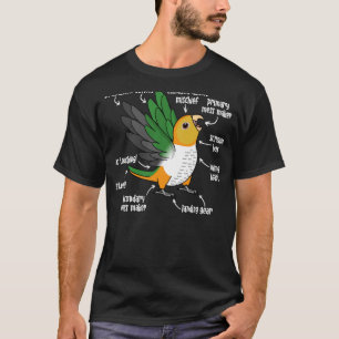 Parrot Anatomie I White bellied Caique T-shirt