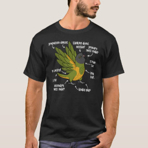 Parrot Anatomy I Senegal Parrot T-shirt