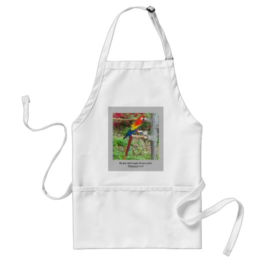 Parrot Apron Standaard Schort (Voorkant)
