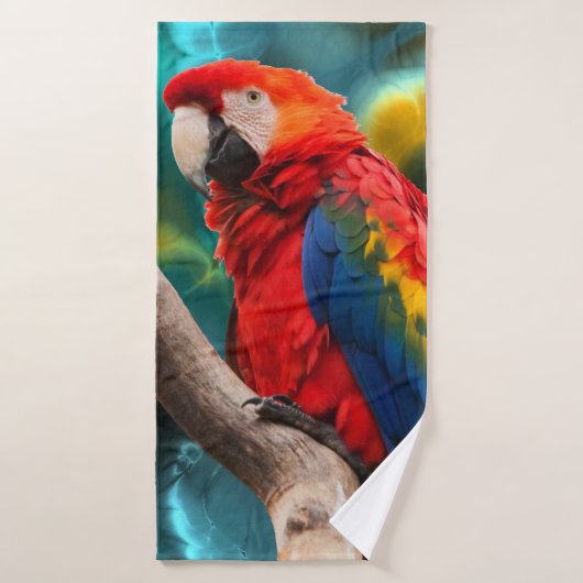 Parrot Art 1 Badkamer Handdoek Set (Badhanddoek)