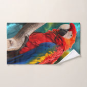 Parrot Art 1 Badkamer Handdoek Set (Handdoek)