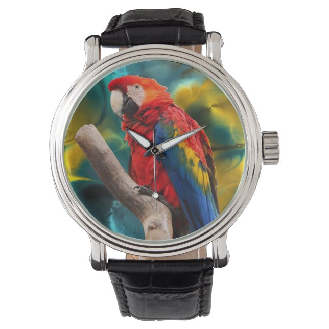 Parrot Art 1 Horloge & Numeral Opties (Voorkant)