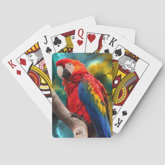 Parrot Art 1 Spelkaarten Pokerkaarten (Achterkant)