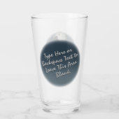 Parrot Art Glass African Grey Glass Personaliseren Glas (Achterkant)