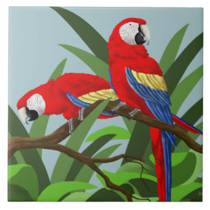 Parrot Art Tiles Tegeltje