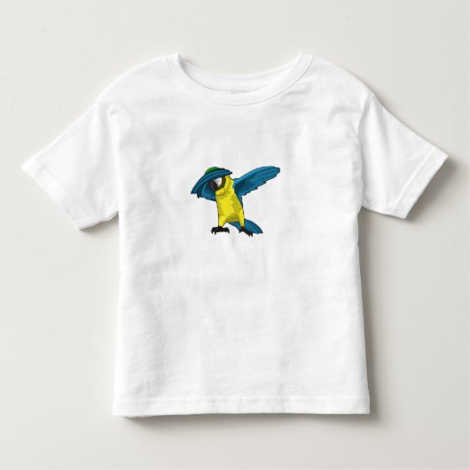 Parrot at Hip Hop Dance Dab Kinder Shirts (Voorkant)