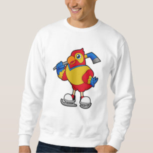 Parrot at Ice hockey with Ice hockey Trui