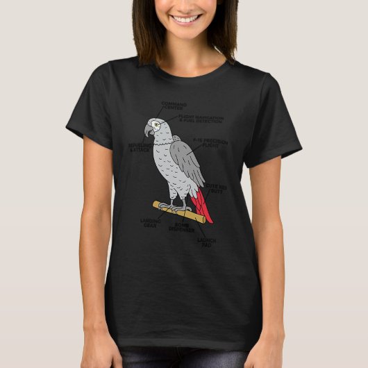 Parrot Aviation Parrot T-shirt (Voorkant)